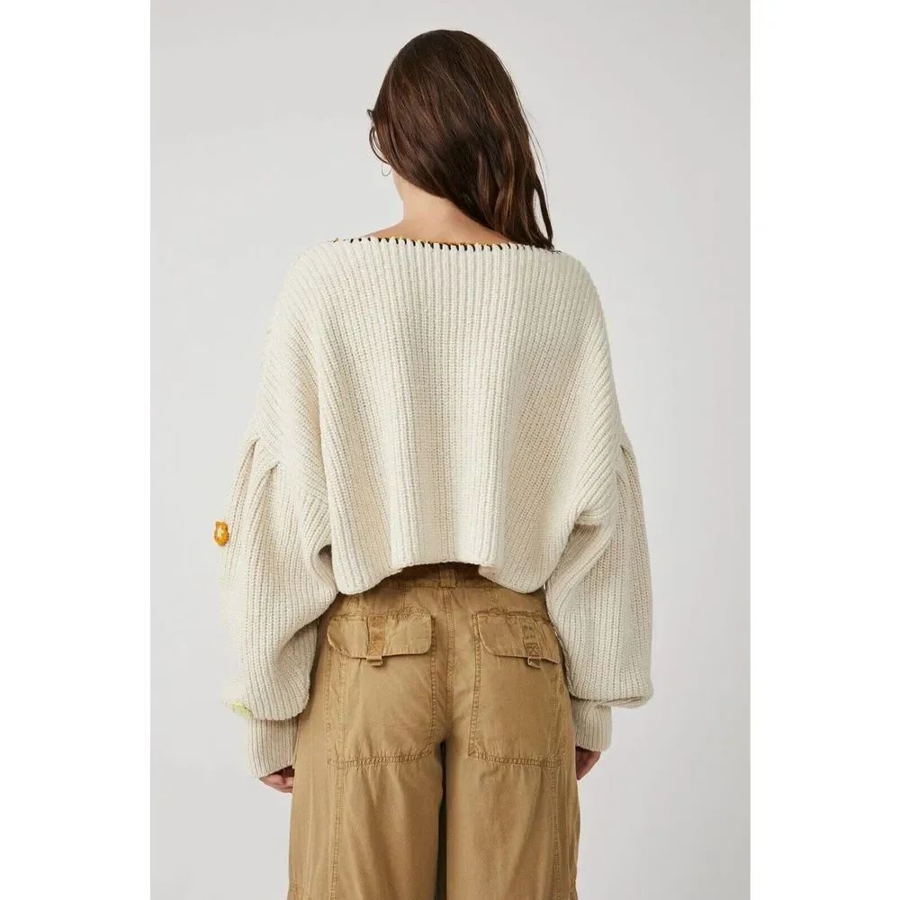 Free People Ambrose Crochet Pullover $298 - Picture 7 of 10